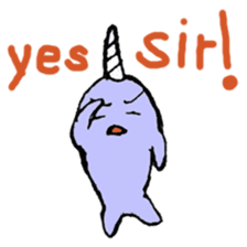 Narw in Arctic sticker #10213518