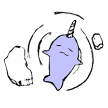 Narw in Arctic sticker #10213520