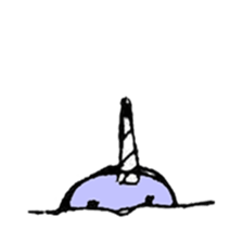 Narw in Arctic sticker #10213522