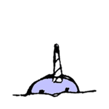 Narw in Arctic sticker #10213522