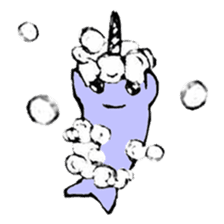 Narw in Arctic sticker #10213523
