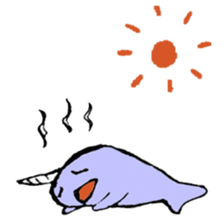 Narw in Arctic sticker #10213529