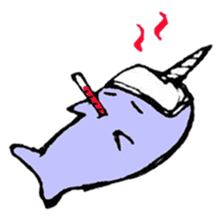 Narw in Arctic sticker #10213530