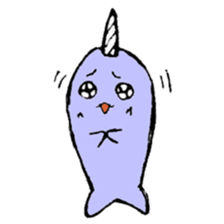 Narw in Arctic sticker #10213535