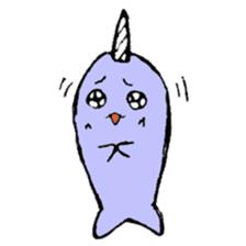 Narw in Arctic sticker #10213535