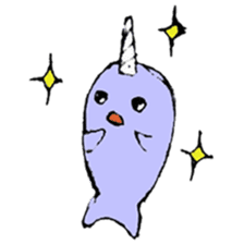 Narw in Arctic sticker #10213536