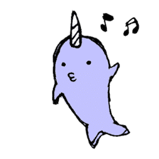Narw in Arctic sticker #10213539