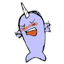 Narw in Arctic sticker #10213544