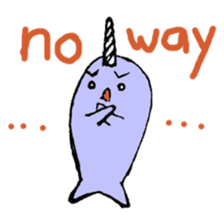 Narw in Arctic sticker #10213547