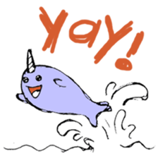 Narw in Arctic sticker #10213549