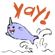 Narw in Arctic sticker #10213549