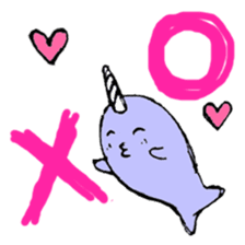 Narw in Arctic sticker #10213550