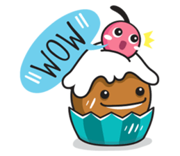 CUPCAKE LOVE: A sweet story sticker #10214348