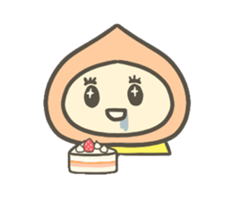 The Peach and Chestnut Sticker sticker #10214512