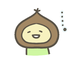 The Peach and Chestnut Sticker sticker #10214523