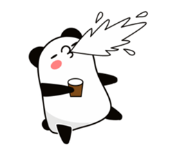 Sticker of an interesting panda sticker #10214884