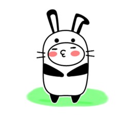 Sticker of an interesting panda sticker #10214887