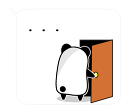 Sticker of an interesting panda sticker #10214889