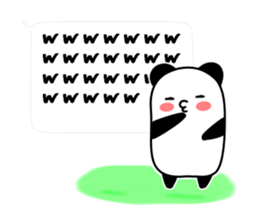 Sticker of an interesting panda sticker #10214890
