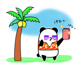 Sticker of an interesting panda sticker #10214909
