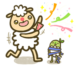 sheep sheep yang yang' s idioms sticker #10215015