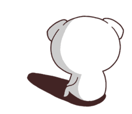 Daily Lives of cute white dogs part2 sticker #10215298