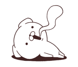 Daily Lives of cute white dogs part2 sticker #10215307