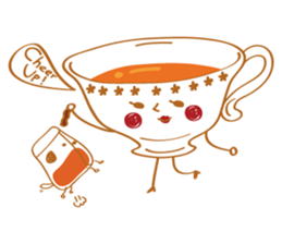 Tea Lady and a cute pet sticker #10215512