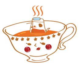 Tea Lady and a cute pet sticker #10215514
