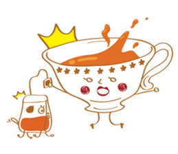 Tea Lady and a cute pet sticker #10215516