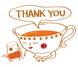 Tea Lady and a cute pet sticker #10215522