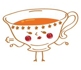 Tea Lady and a cute pet sticker #10215525