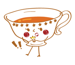 Tea Lady and a cute pet sticker #10215531