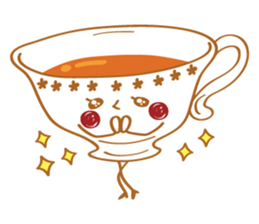 Tea Lady and a cute pet sticker #10215532