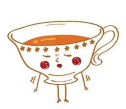 Tea Lady and a cute pet sticker #10215533