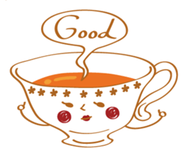 Tea Lady and a cute pet sticker #10215537