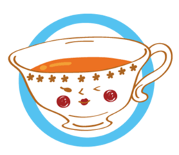 Tea Lady and a cute pet sticker #10215538