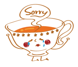 Tea Lady and a cute pet sticker #10215540