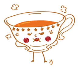 Tea Lady and a cute pet sticker #10215542