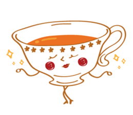 Tea Lady and a cute pet sticker #10215543