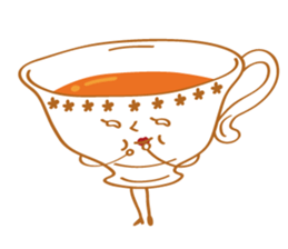 Tea Lady and a cute pet sticker #10215544