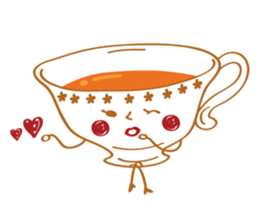 Tea Lady and a cute pet sticker #10215545