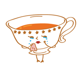 Tea Lady and a cute pet sticker #10215546