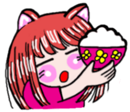 Girl in Japanese Kansai sticker #10215601