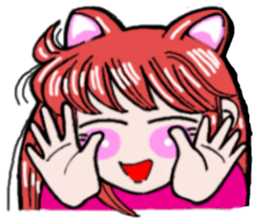 Girl in Japanese Kansai sticker #10215603