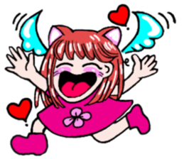 Girl in Japanese Kansai sticker #10215610