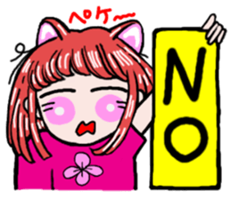 Girl in Japanese Kansai sticker #10215617