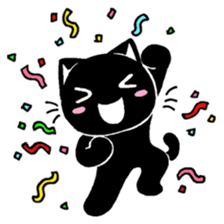 mew mew blacky sticker #10216154