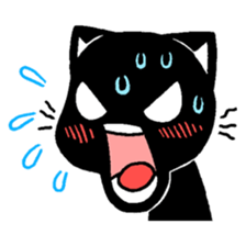 mew mew blacky sticker #10216157