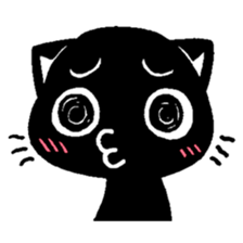 mew mew blacky sticker #10216158